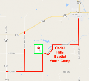 Cedar Hills Road Map